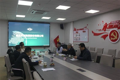 江蘇省淮安市のハイテクゾーンのリーダーらが交流のためグリーンマン機械会社本社を訪問